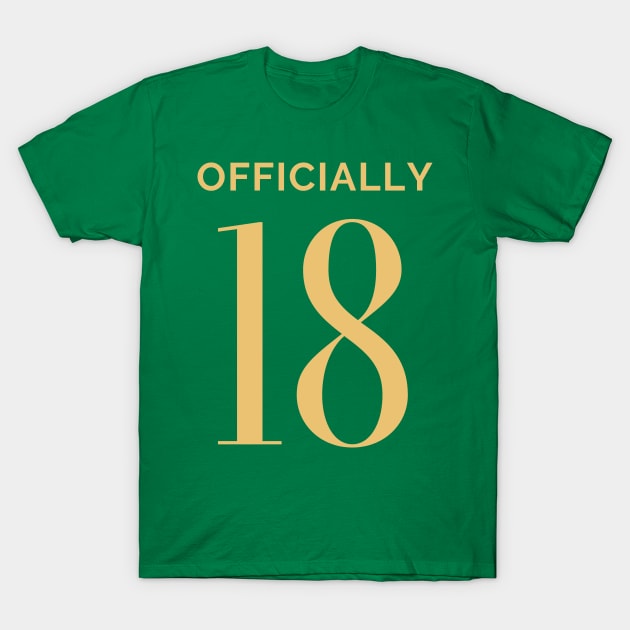 I'm Officially 18 T-Shirt by Lore Vendibles